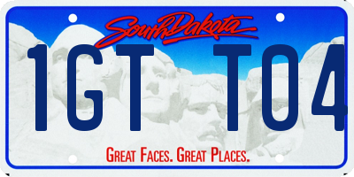 SD license plate 1GTT04