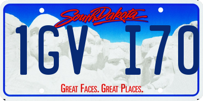 SD license plate 1GVI70