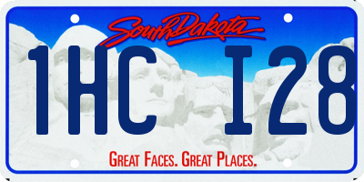 SD license plate 1HCI28