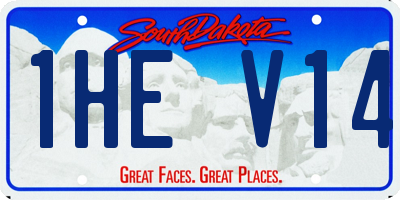 SD license plate 1HEV14