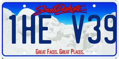 SD license plate 1HEV39