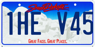 SD license plate 1HEV45