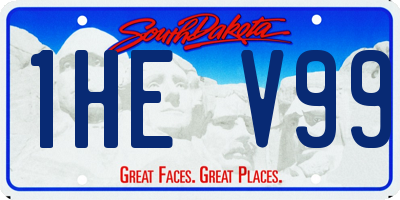 SD license plate 1HEV99