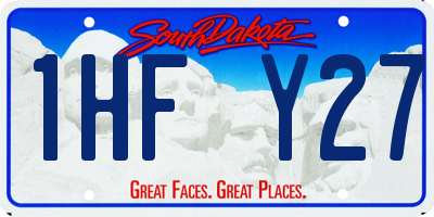 SD license plate 1HFY27