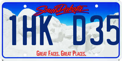SD license plate 1HKD35