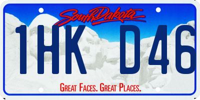 SD license plate 1HKD46