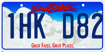 SD license plate 1HKD82