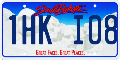 SD license plate 1HKI08
