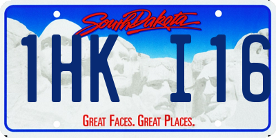 SD license plate 1HKI16