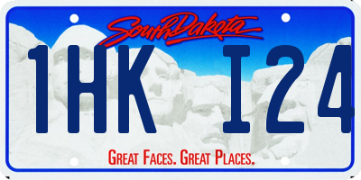 SD license plate 1HKI24