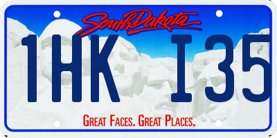 SD license plate 1HKI35