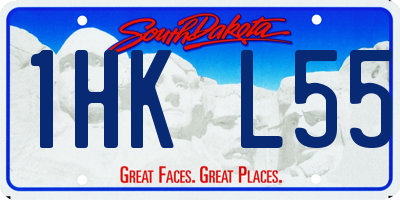 SD license plate 1HKL55