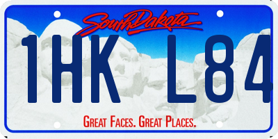 SD license plate 1HKL84