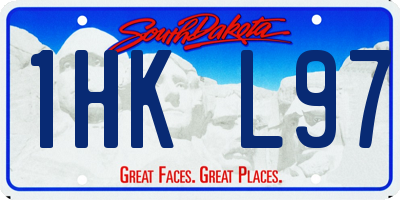 SD license plate 1HKL97