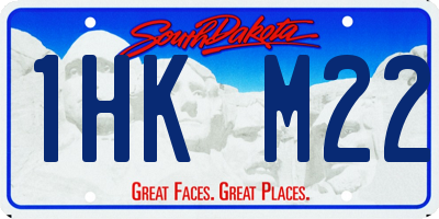 SD license plate 1HKM22