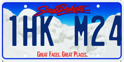SD license plate 1HKM24