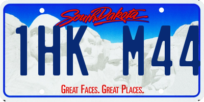 SD license plate 1HKM44