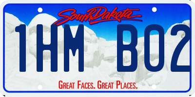 SD license plate 1HMB02