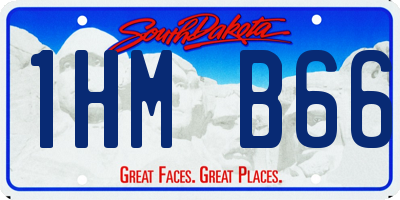 SD license plate 1HMB66