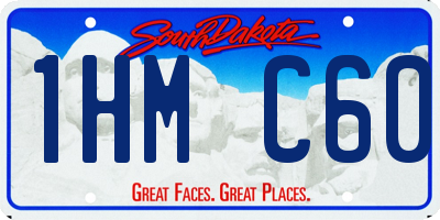SD license plate 1HMC60