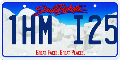SD license plate 1HMI25