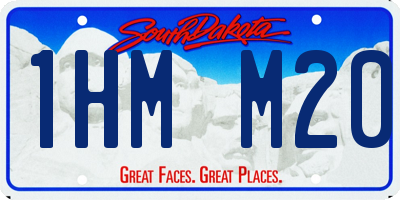 SD license plate 1HMM20