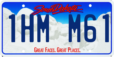 SD license plate 1HMM61