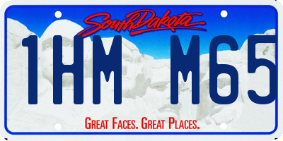 SD license plate 1HMM65