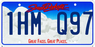 SD license plate 1HMQ97