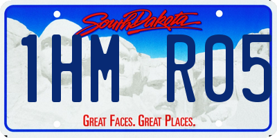 SD license plate 1HMR05