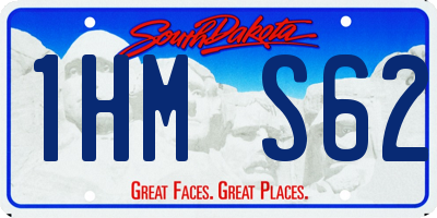 SD license plate 1HMS62