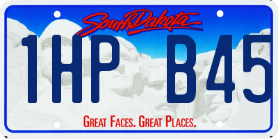 SD license plate 1HPB45