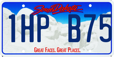 SD license plate 1HPB75