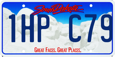 SD license plate 1HPC79