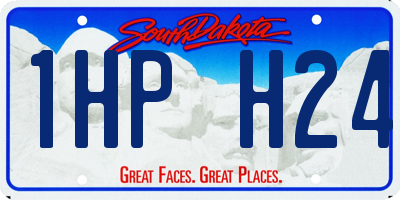 SD license plate 1HPH24