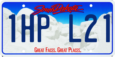 SD license plate 1HPL21