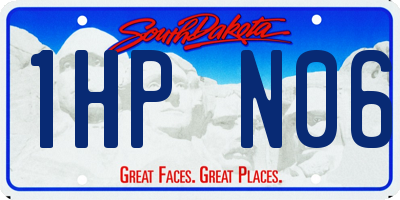 SD license plate 1HPN06