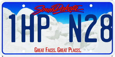 SD license plate 1HPN28