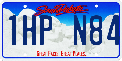 SD license plate 1HPN84