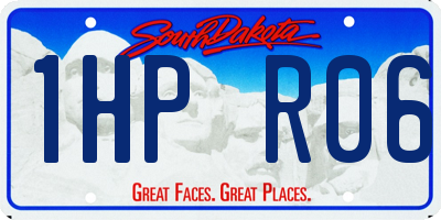 SD license plate 1HPR06
