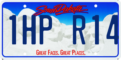 SD license plate 1HPR14