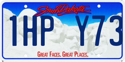 SD license plate 1HPY73
