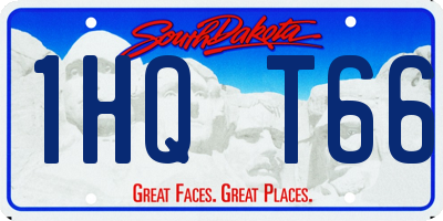 SD license plate 1HQT66