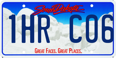 SD license plate 1HRC06