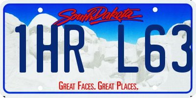 SD license plate 1HRL63