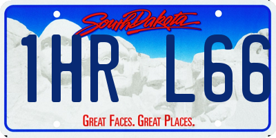 SD license plate 1HRL66