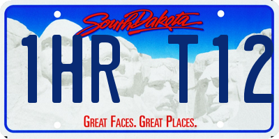 SD license plate 1HRT12