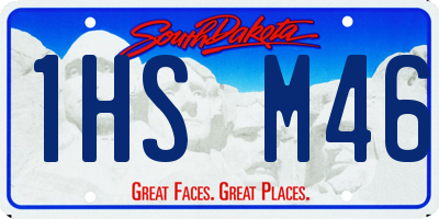 SD license plate 1HSM46