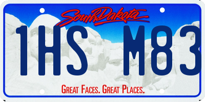 SD license plate 1HSM83