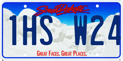 SD license plate 1HSW24